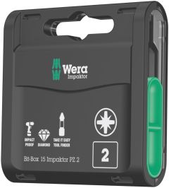 Wera 05057763001 Bit-Box 15 Impaktor PZ