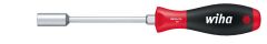 Wiha 02837 Schroevendraaier SoftFinish zeskantdopsleutel, inchuitvoering met ronde schacht en zeskantaanzet (02837) 1/4 mm x 125 mm