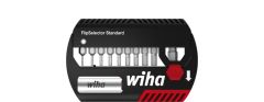 Wiha 39059 Bitset FlipSelector Standard 25 mm zeskant 11-delig 1/4" met riemclip in blister -39059