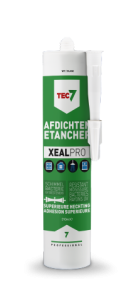 TEC7 528002000 XealPro All-In-One Afdichtings- en Afwerkingskit Sanitair Wit RAL9010 patroon 310ml