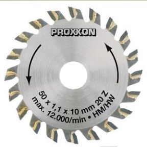 Proxxon 28017 Cirkelzaagblad Hardmetaal-opgelast 50 x 1 mm 20T