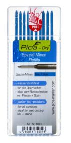 Pica PI4041 4041 Dry Navulling blauw watervast t.b.v. markeerpotlood