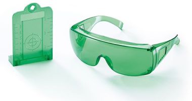 Flex-tools Accessoires 500763 TC-LG-GL Laser-doelbord en zichtbril, groen