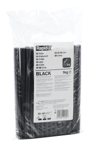 Rapid 51215108 12mm Professionele zwarte lijmpatronen
