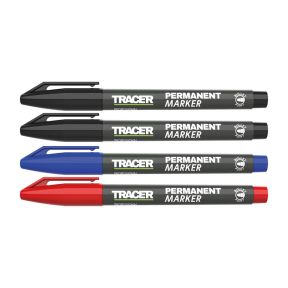 Tracer APMK1 Permanent Markerset Zwart/Blauw/Rood