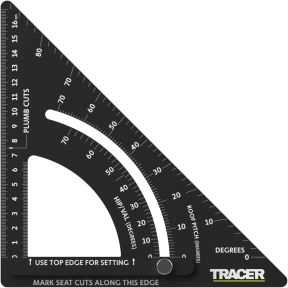 Tracer APS7 Winkelhaak 7" 180 mm met graden instelling