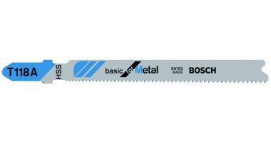 Bosch Blauw Accessoires 2608631013 T118A Decoupeerzaagbladen T - Schacht Per 5 Metaal