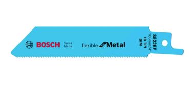 Bosch Blauw Accessoires 2608656012 S522EF Reciprozaagblad Flexible for Metal 100 mm 5 stuks