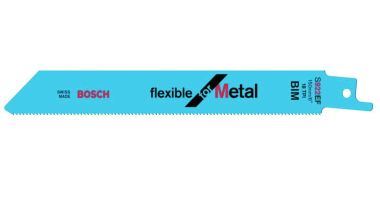 Bosch Blauw Accessoires 2608656015 S922EF Reciprozaagblad Flexible for Metal 150 mm 5 stuks