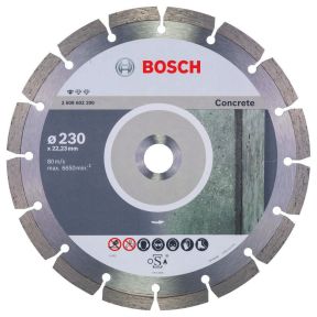 Bosch Blauw Accessoires 2608602200 Diamantdoorslijpschijf Standard for Concrete 230 x 22,23 x 2,3 x 10 mm