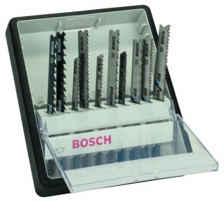 Bosch Blauw Accessoires 2607010542 10-delige Robust Line decoupeerzaagbladenset Wood en Metal