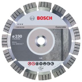 Bosch Blauw Accessoires 2608602655 Diamantdoorslijpschijf Best for Concrete 230 x 22,23 x 2,4 x 15 mm