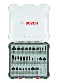 Bosch Blauw Accessoires 2607017475 30-delige gemengde freesset met schacht van 8 mm