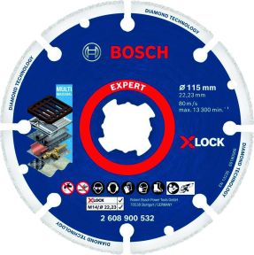 Bosch Blauw Accessoires 2608900532 Expert Diamond Metal Wheel X-LOCK doorslijpschijf 115 x 22,23 mm