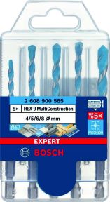 Bosch Blauw Accessoires 2608900585 Expert HEX-9 MultiConstruction boorset 4/5/6/6/8 mm 5-delig