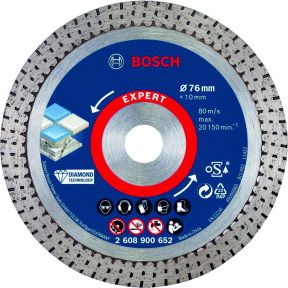Bosch Blauw Accessoires 2608900652 Expert HardCeramic 76 mm diamantdoorslijpschijf 76 x 1,5 x 10 mm
