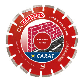 Carat CAC3504000 Diamantzaagblad BAKSTEEN / ASFALT CA CLASSIC 350x25,4MM
