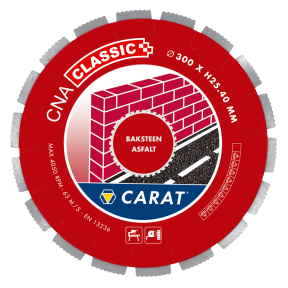 Carat CNAC350400 Diamantzaagblad BAKSTEEN / ASFALT CNA CLASSIC 350x25,4MM