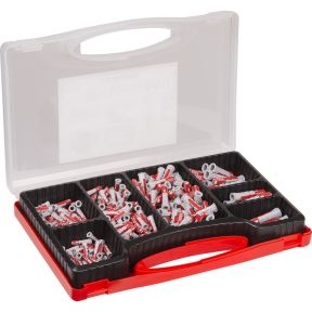 Fischer 535973 Redbox Duopower Pluggenassortiment in koffer