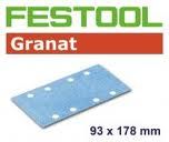 Festool Accessoires 498936 Schuurstroken Granat STF 93x178/8 P120 GR/100