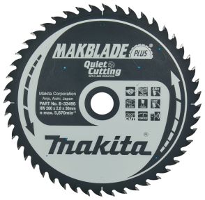 Makita Accessoires B-33495 Makblade-Plus 260x30x2,8 48T 20g