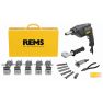 Rems 156012 R220 Twist/Hurrican Set 12-14-16-18-22 Elektrische Buisuithaler/Optromper - 1