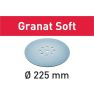 Festool Accessoires 204222 Schuurschijven STF D225 P100 GR S/25 Granat Soft - 1