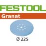 Festool Accessoires 499643 Schuurschijven STF D225/8 P320 GR/25 - 1
