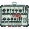 Bosch 2607017472 15-delige gemengde freesset met schacht van 8 mm - 1