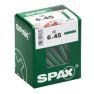 SPAX 4100000600457 Pluggen type SD 6 x 45 mm - 50ST - 1