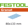Festool 497130 Schuurstroken Granat STF 80x133 P180 GR/10 - 1