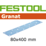 Festool Accessoires 499631 Schuurstroken GRANAT STF 80x400 P100 GR/50 - 1