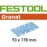 Festool Accessoires 499633 Granat Schuurstroken STF 93X178 P100 GR/100 - 1