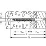 Fischer 540117 Constructieplug SXRL 8 x 140 schroef met verzonken kop 50 stuks - 4