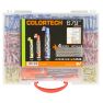 Spit Bevestiging 569254 ColorTech Box Universele Pluggen 5x30, 6x35, 8x50 679-delig + 4 boren in koffer - 1