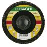 Hitachi Accessoires 752582 ZK Lamellenschuurschijf voor RVS/Metaal 115 x 22,23 mm, K60 per 10 stuks - 1