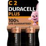 Duracell D141827 Alkaline Plus 100 C 2st. - 1