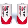 PerfectPro B-D2 Oplaadbare batterijen D-Cell 8000mAh 2 stuks - 1