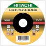 Hitachi Accessoires 782301 A60U-BF41 doorslijpschijf voor RVS/metaal 115 x 1 mm per 25 - 1