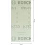 Bosch Blauw Accessoires 2608900757 Expert M480 schuurnet voor excenterschuurmachines 93 x 186 mm, K220, 50 stuks - 4