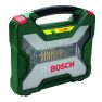 Bosch Groen Accessoires 2607019330 100-dlg X-line accessoire koffer met diverse boren, bits, dopsleutels en gatzagen - 2