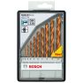 Bosch Groen Accessoires 2607010536 10-delige HSS-Tin Metaalborenset - 2