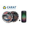 Carat CEM2303ABLT Diamantzaagbladenset Universeel CE Master 230 x 22,23 + Bluetooth speaker - 1