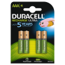 Duracell D203822 Oplaadbare Batterijen Ultra Precharged AAA 4st. - 1