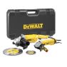 DeWalt DWE492SDT-QS Haakse slijper Set - 230 mm 2200 Watt + 125 mm 1000 Watt - 1