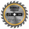 DeWalt Accessoires DT20420-QZ Cirkelzaagblad 115 x 9,5 x 24T - 1