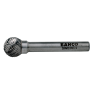 Bahco D0807C06 Hardmetalen stiftfrezen met bolvormige kop - 1