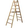 Brennenstuhl 1481100 Houten ladder 2x10 sporten Hoogte bok ladder 2,64m - 1