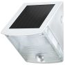 Brennenstuhl 1170870 LED-zonnecellamp voor wandmontage SOL 04 plus IP44 met infrarood bewegingsmelder 2xLED 0,5W 85lm Kleur Grijs-Wit - 1