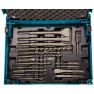 Makita Accessoires B-52059 Boor-/beitelset 17-delig SDS-PLUS, in Mbox1 - 4